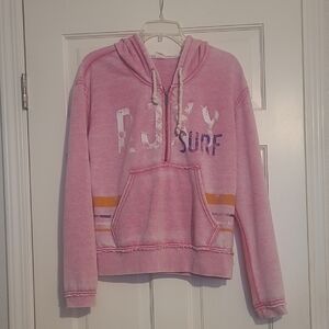 Roxy Pink and Purple Surf Hoodie Size M